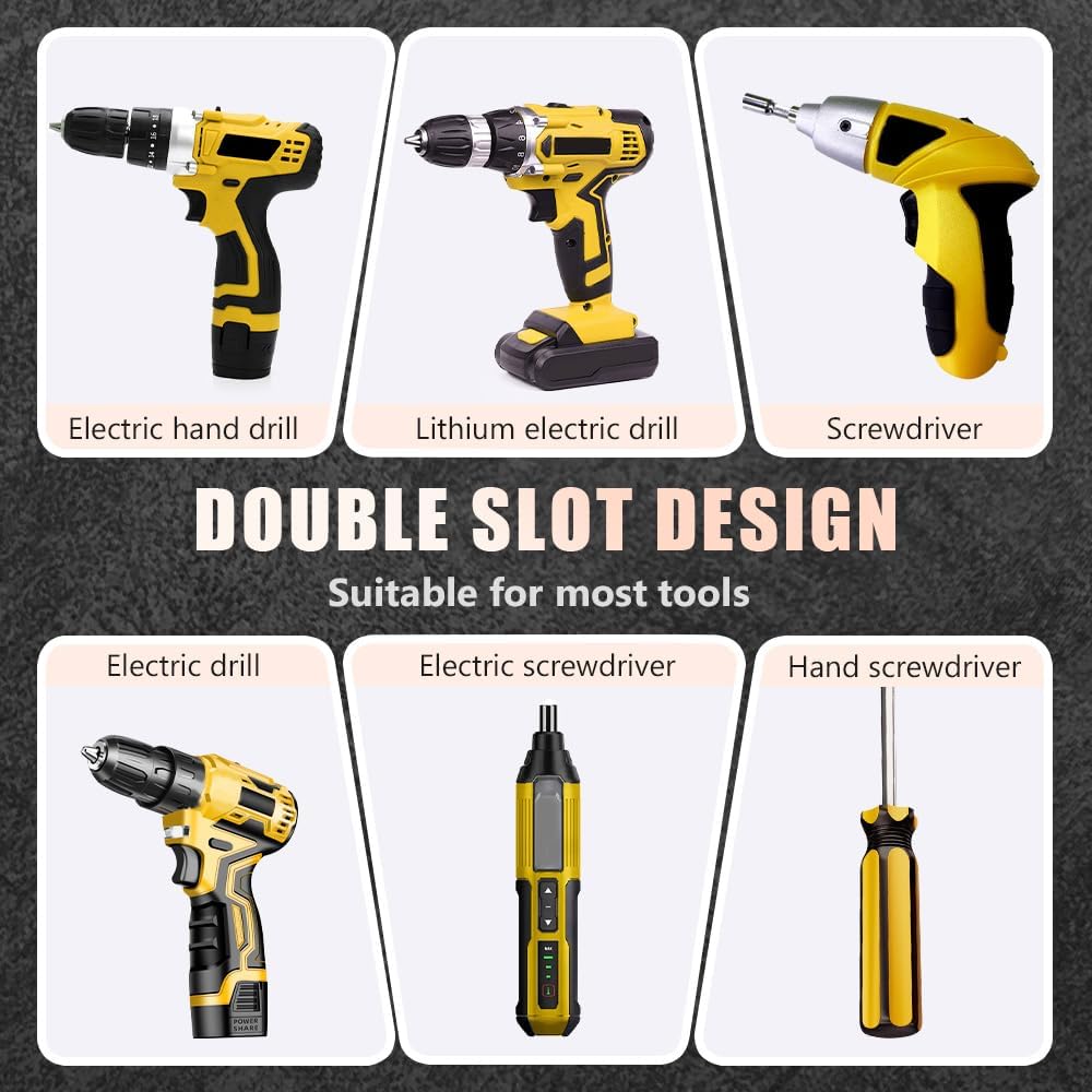 High Magnetic Screwdriver Drill Bit Set, Strong Magnetic Durability Screwdriver Drill Bit Set, Universal Anti-Slip Magnetic Electric Screwdriver Set