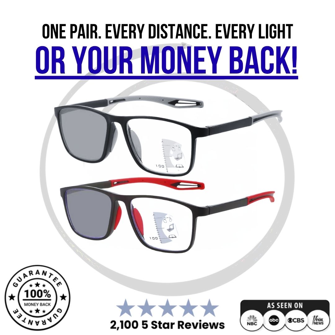VisioFlex® Photochromic Progressive Reading Glasses