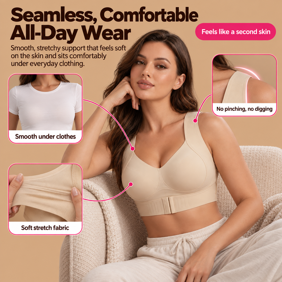 BellaPosture™ – Posture Corrector Bra + 60% OFF TODAY ONLY! 🔥