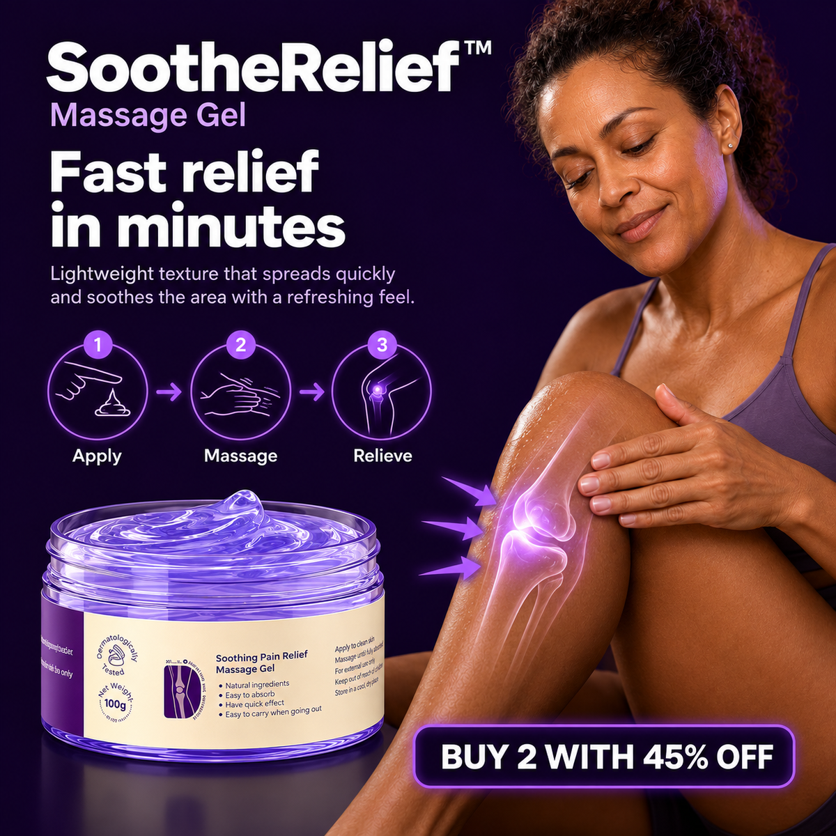 SootheRelief™ – Massage Gel + 60% OFF TODAY ONLY! 🔥
