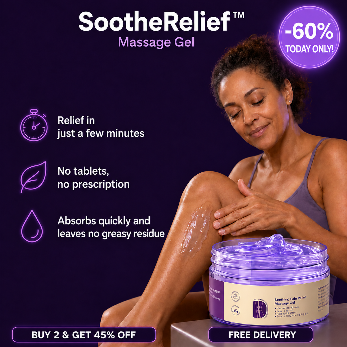 SootheRelief™ – Massage Gel + 60% OFF TODAY ONLY! 🔥